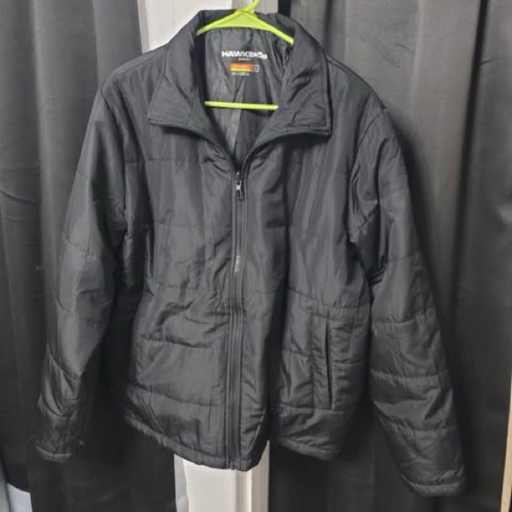 Hawke & Co Sport Black Men's L
Packable Puffer Coat Insulated Winter Jacket
